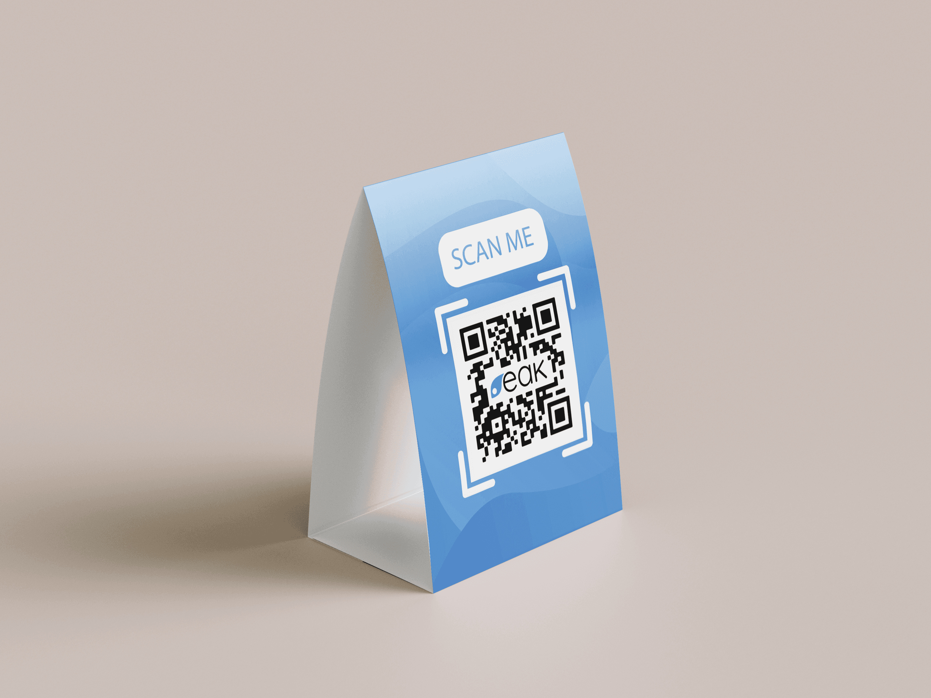 Istanbul Blockchain Week Table Tent Mockup